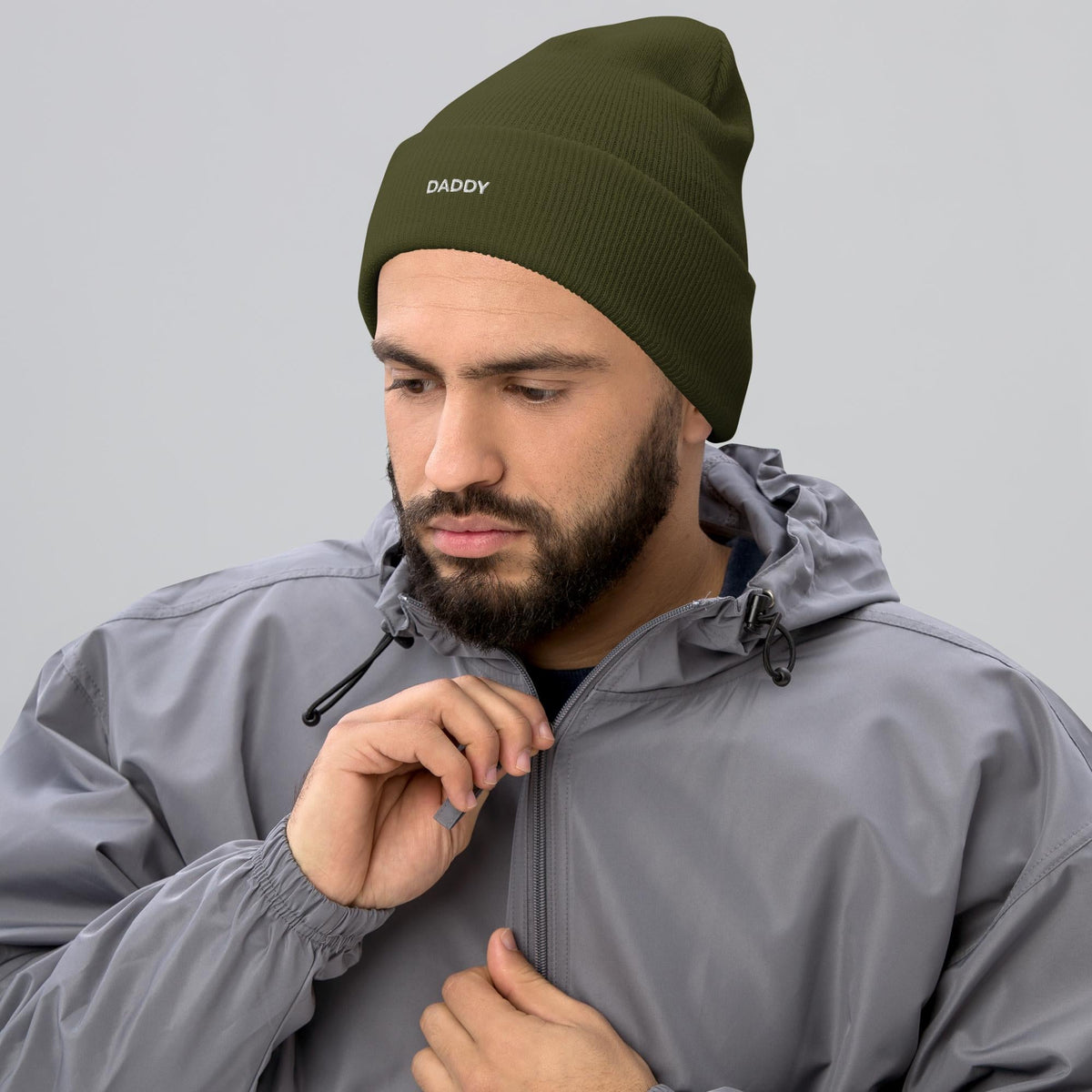 Daddy Beanie, Cuffed Knit