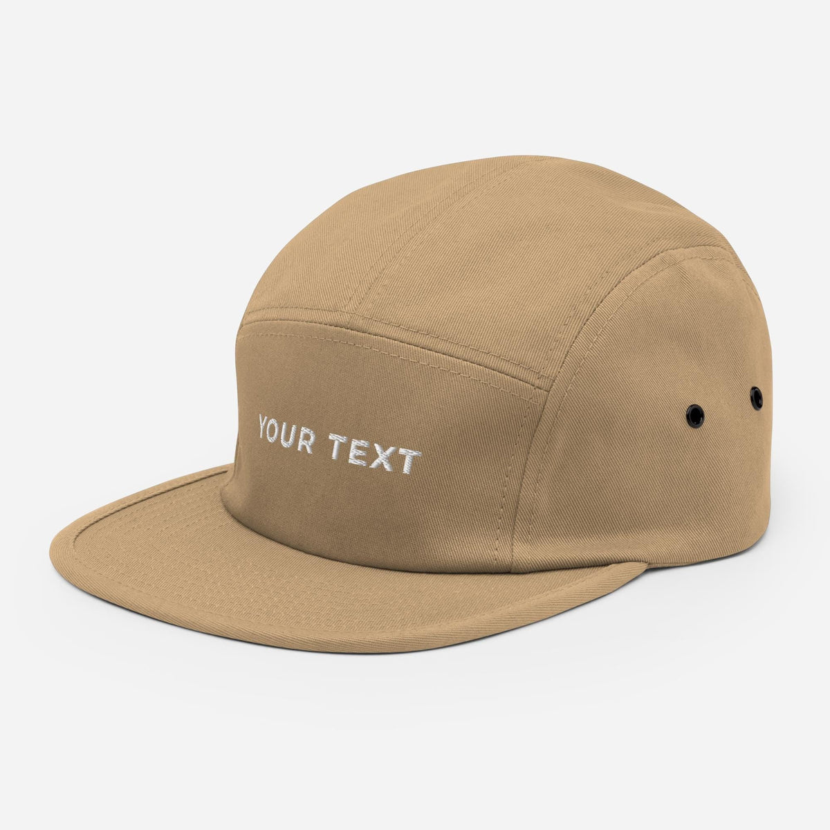 Custom 5 Panel Hat, Personalized Camper Cap