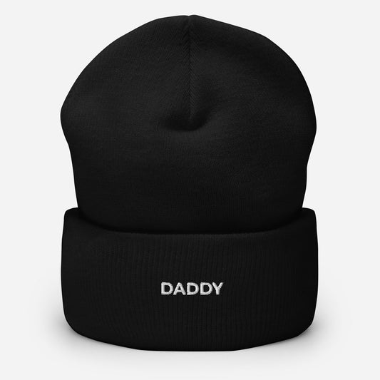 Daddy Beanie, Cuffed Knit