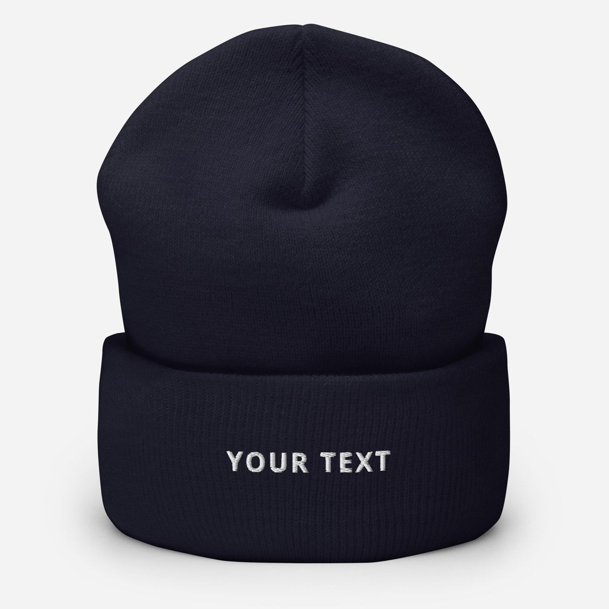 Custom Cuffed Beanie, Personalized Embroidery