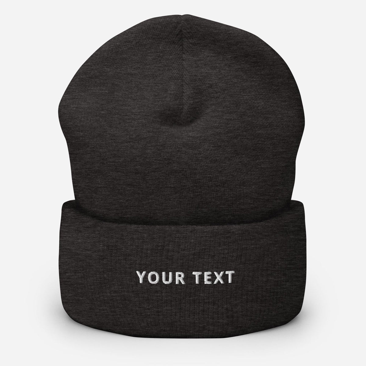 Custom Cuffed Beanie, Personalized Embroidery