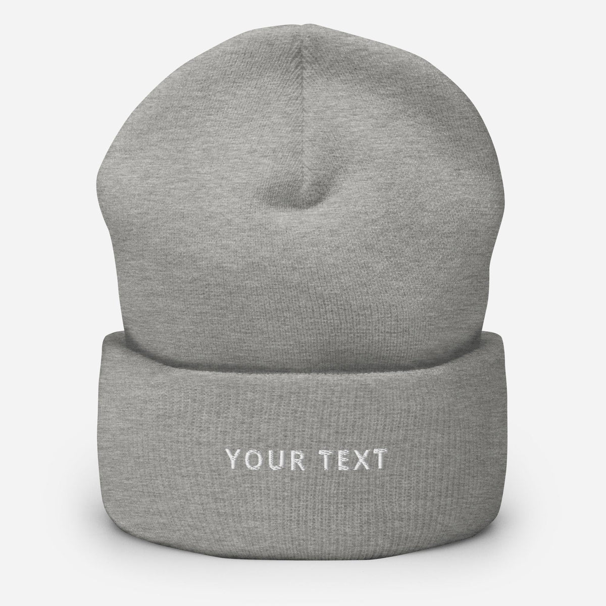 Custom Cuffed Beanie, Personalized Embroidery