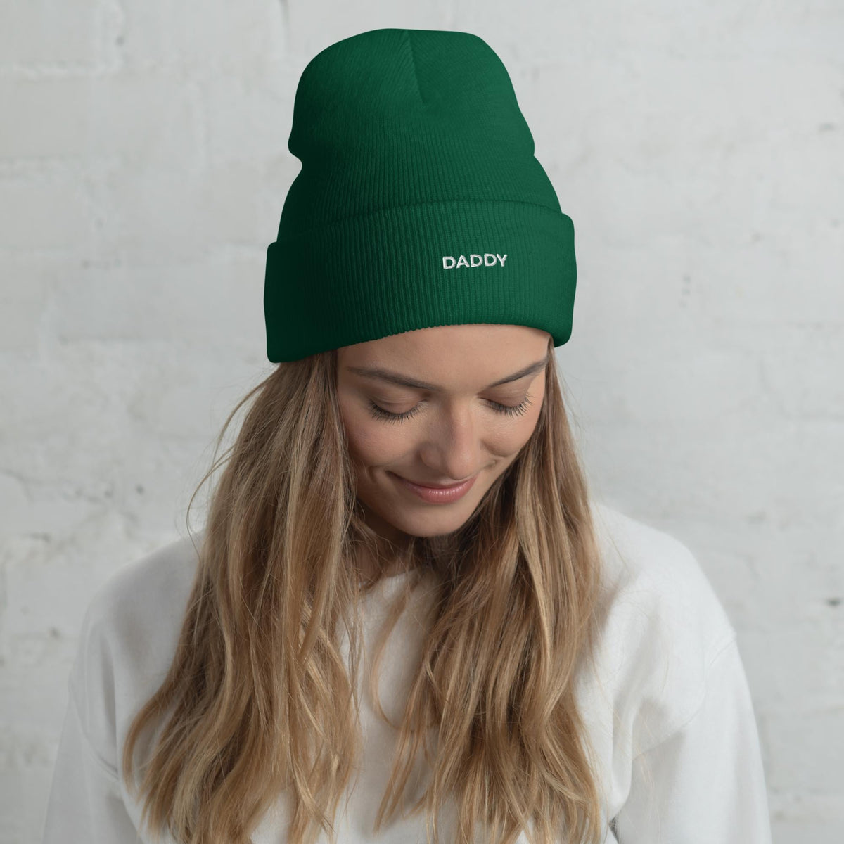 Daddy Beanie, Cuffed Knit