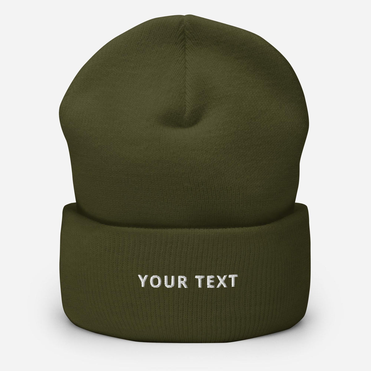 Custom Cuffed Beanie, Personalized Embroidery
