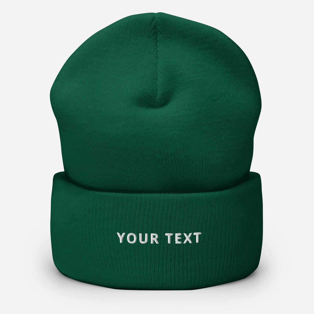 Custom Cuffed Beanie, Personalized Embroidery