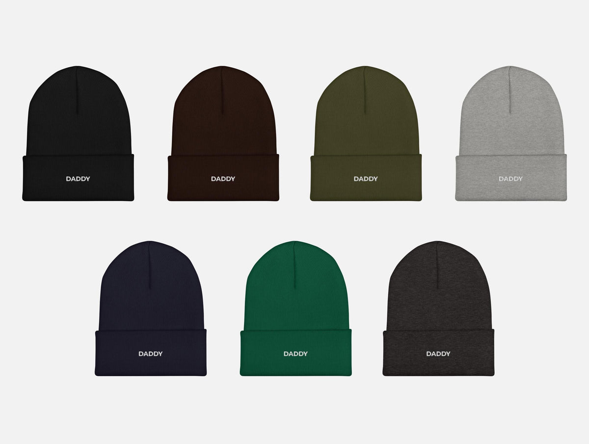 Daddy Beanie, Cuffed Knit