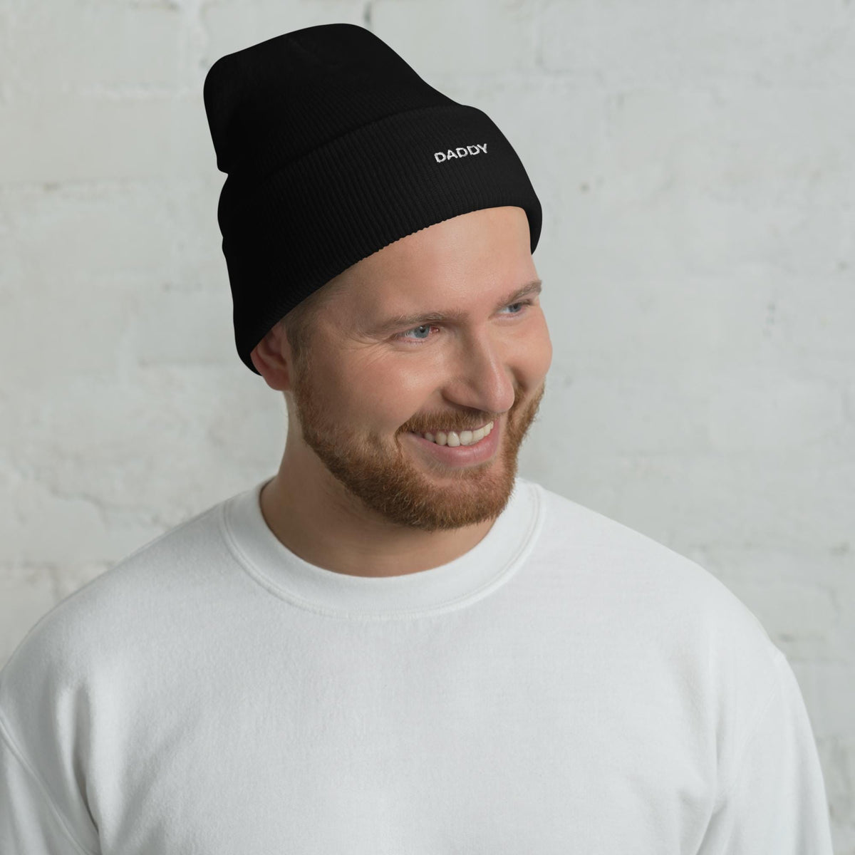Daddy Beanie, Cuffed Knit