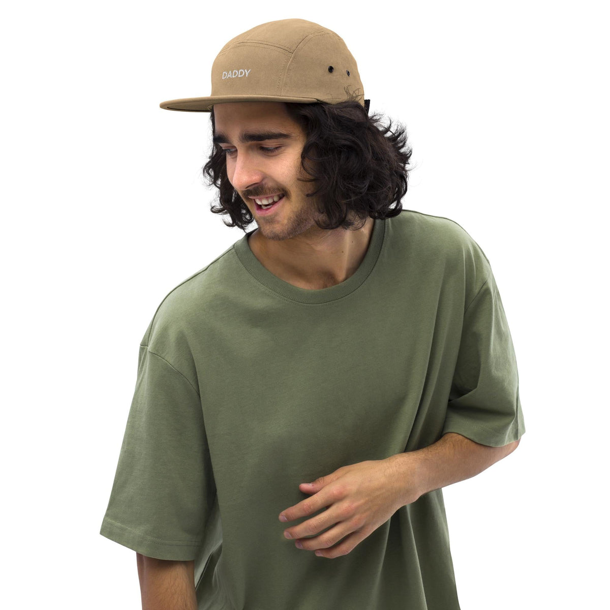 Daddy 5 Panel Hat, Cotton Camper Cap