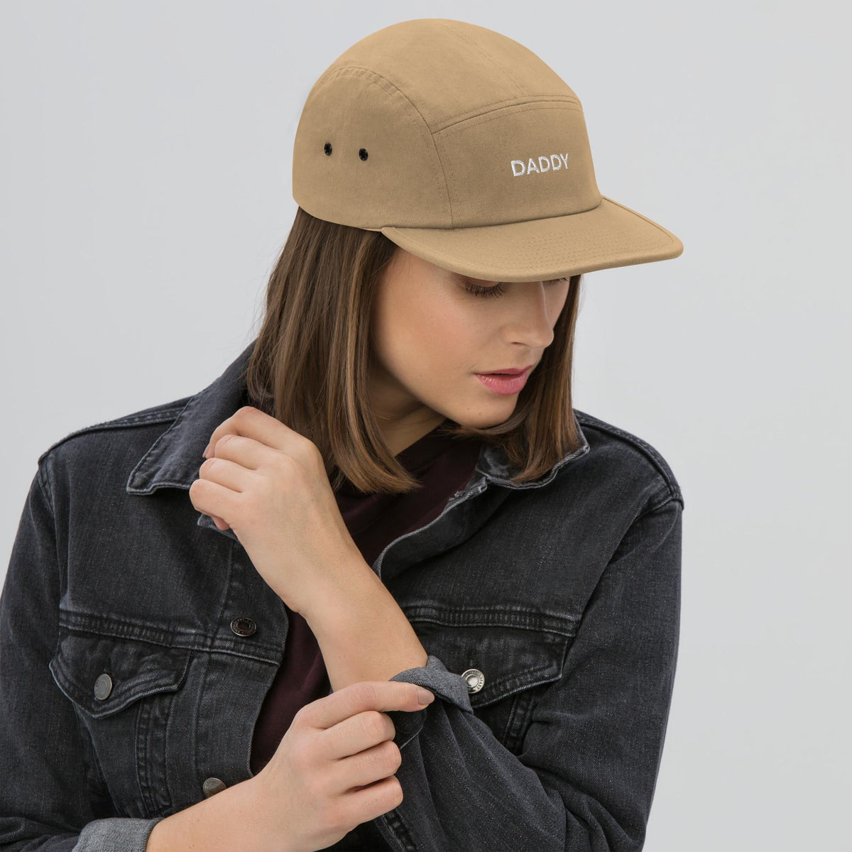 Daddy 5 Panel Hat, Cotton Camper Cap