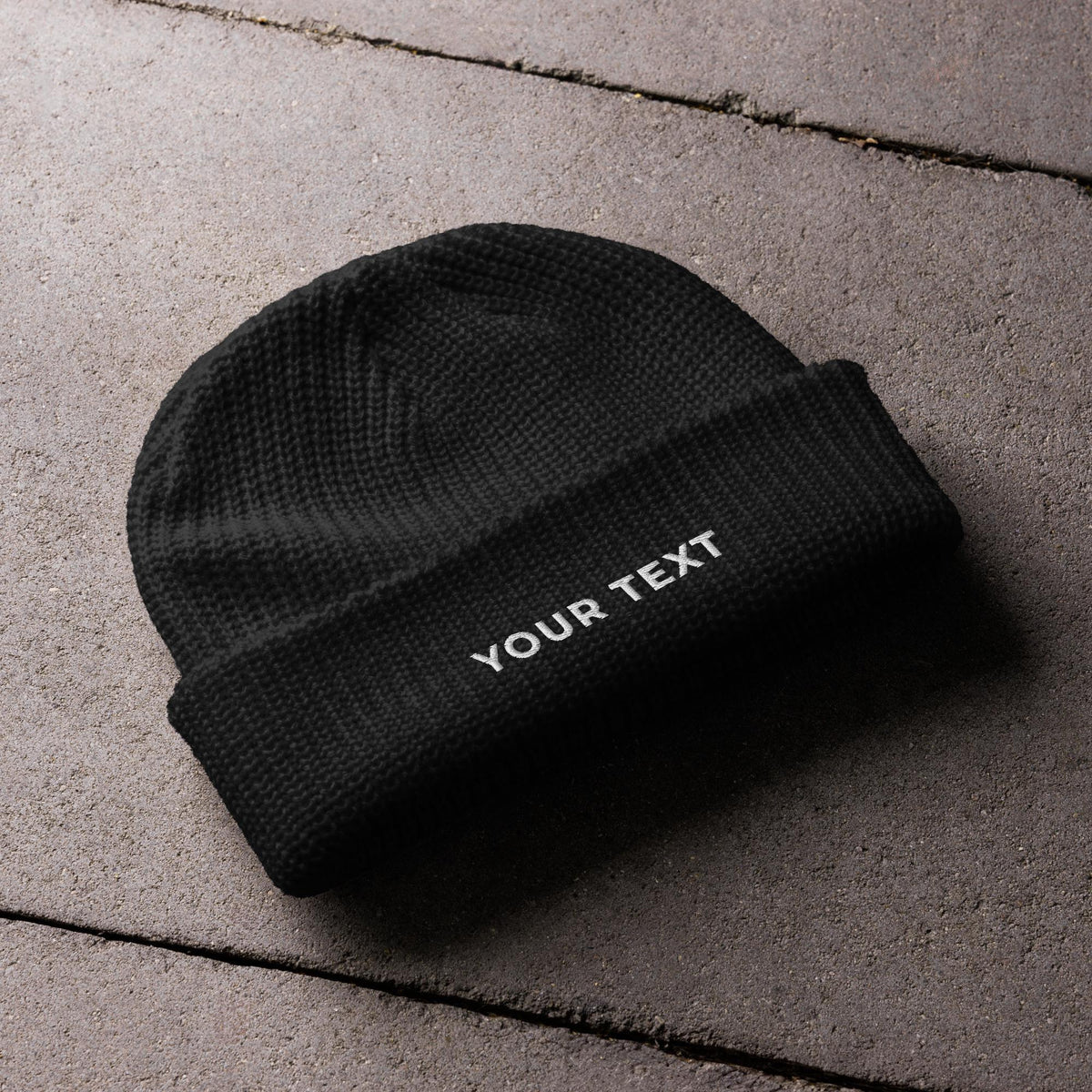 Custom Fisherman Beanie, Personalized Embroidery
