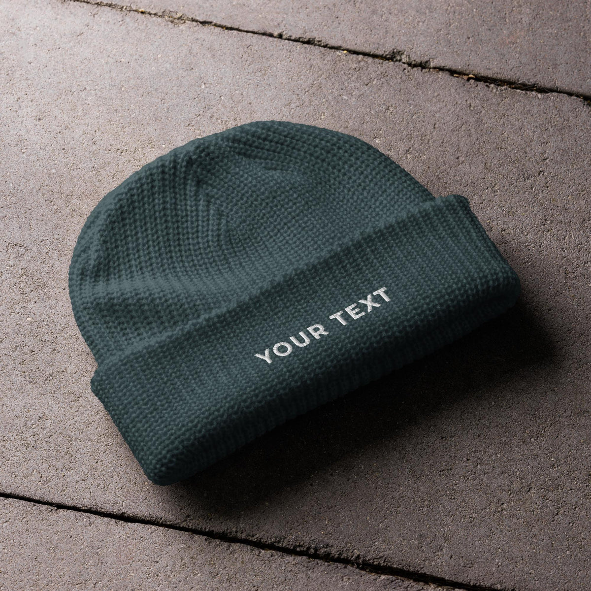 Custom Fisherman Beanie, Personalized Embroidery