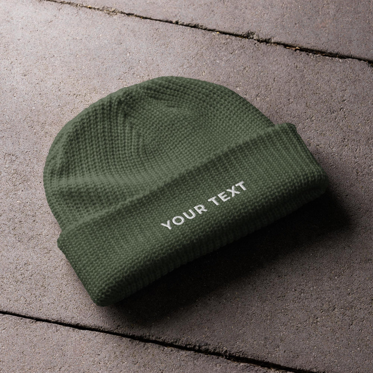 Custom Fisherman Beanie, Personalized Embroidery