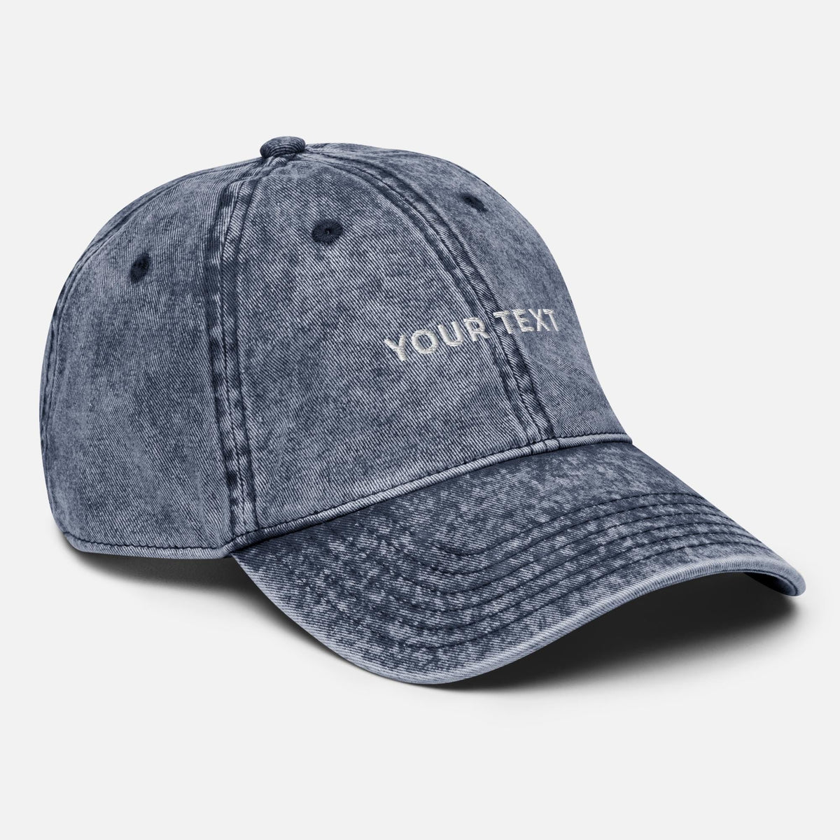 Custom Washed Hat, Personalized Embroidery