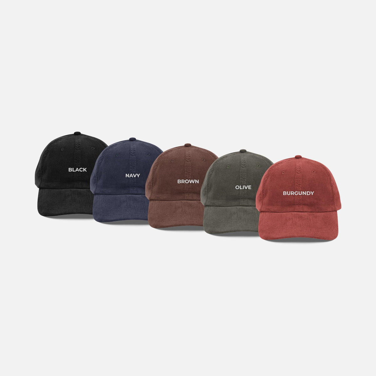 Custom Corduroy Hat, Personalized Embroidery