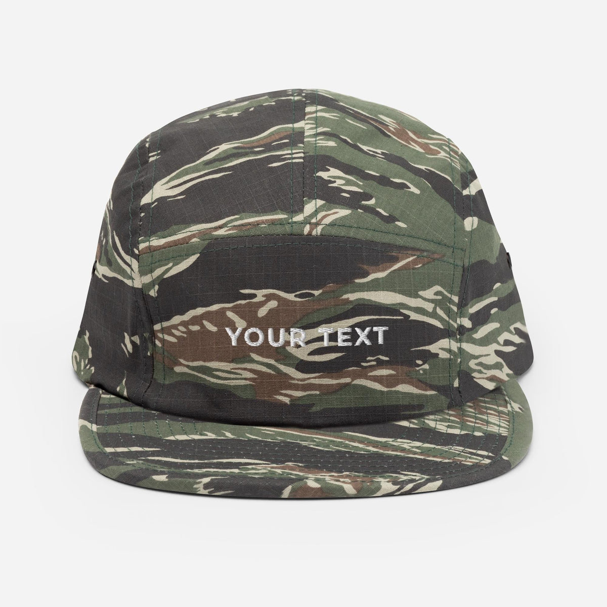 Custom 5 Panel Hat, Personalized Camper Cap