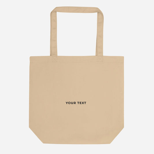 Custom Tote Bag, Personalized Embroidery