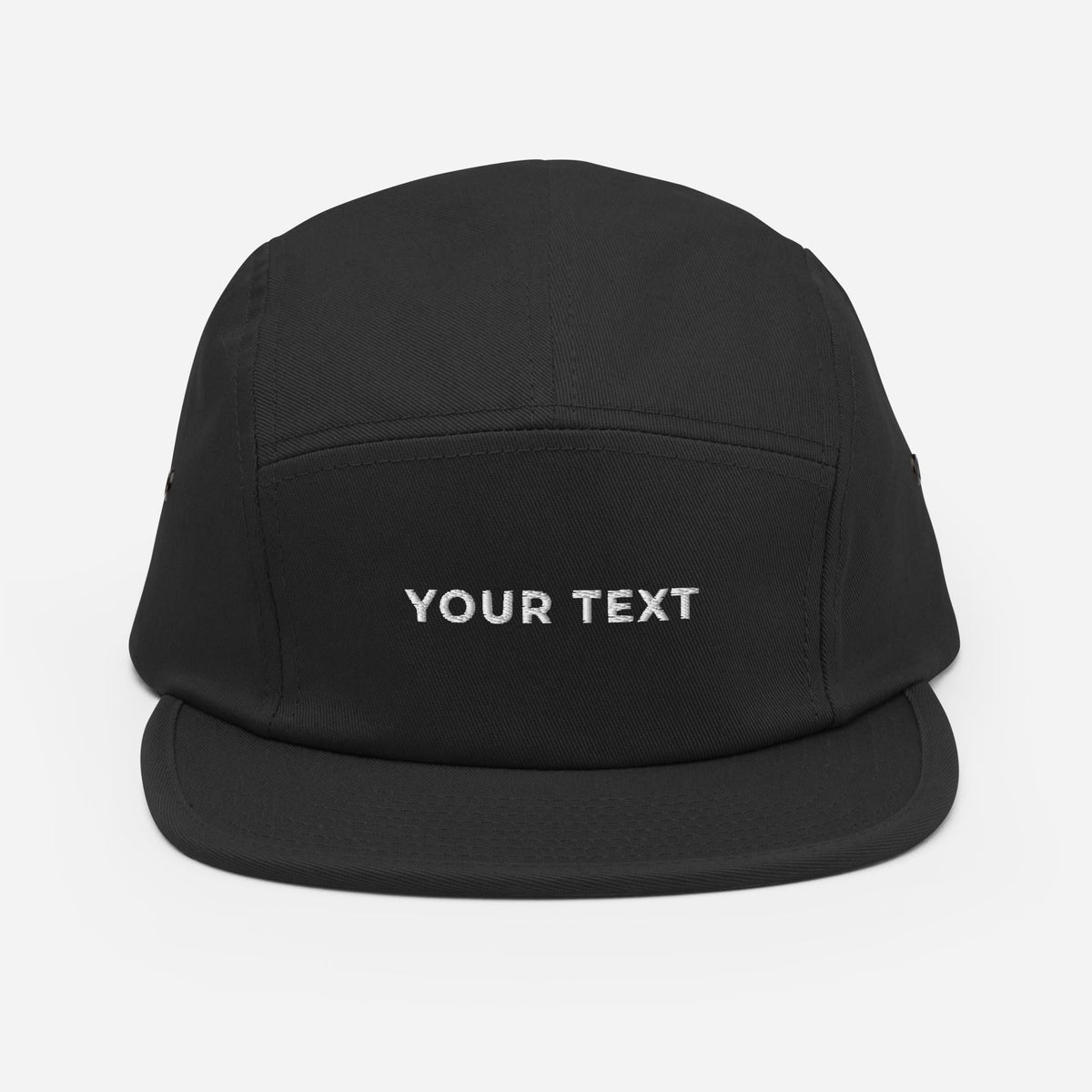 Custom 5 Panel Hat, Personalized Camper Cap