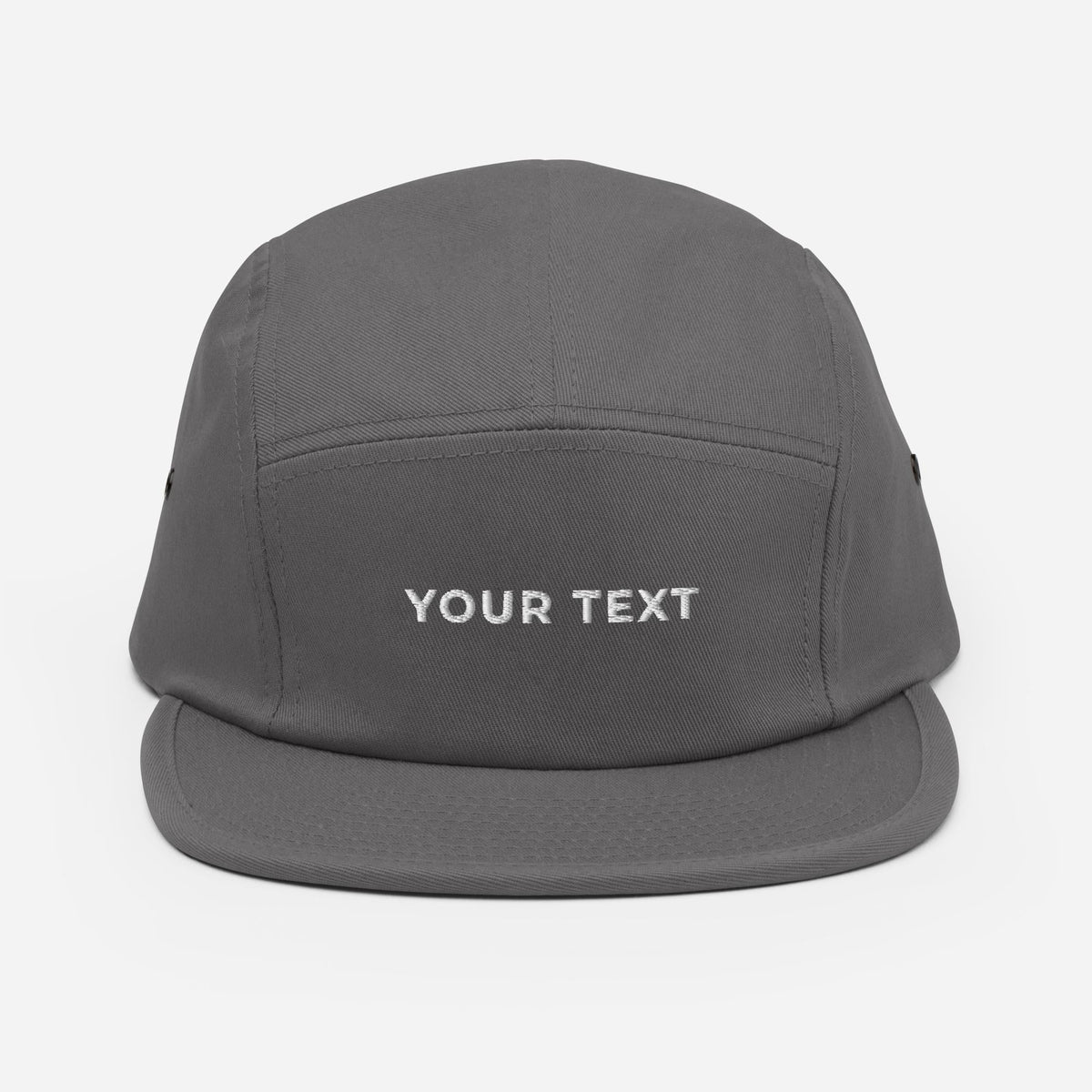 Custom 5 Panel Hat, Personalized Camper Cap