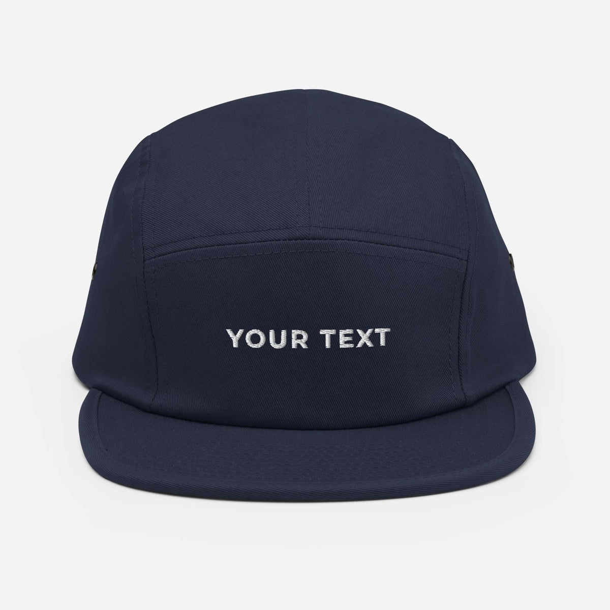 Custom 5 Panel Hat, Personalized Camper Cap