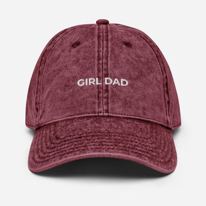 Girl Dad Washed Hat